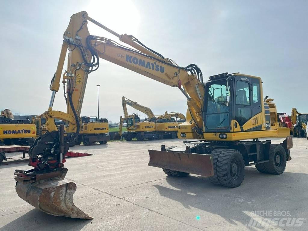 Komatsu PW 148-11 Gravemaskiner på hjul