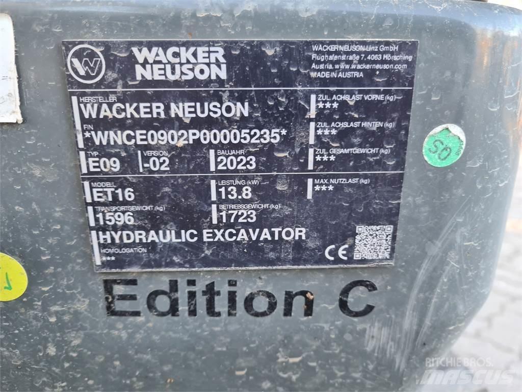 Wacker Neuson ET16 Gravemaskiner på larvebånd