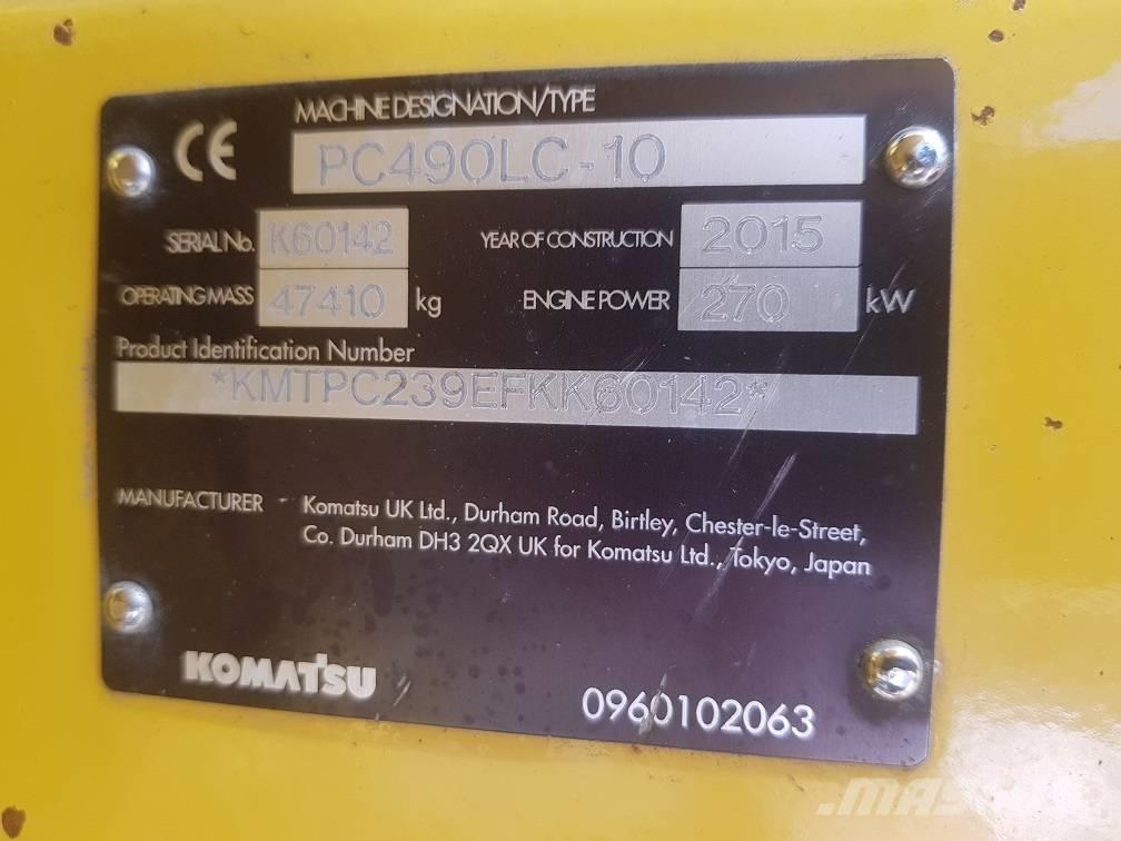 Komatsu PC 490 LC-10 Gravemaskiner på larvebånd