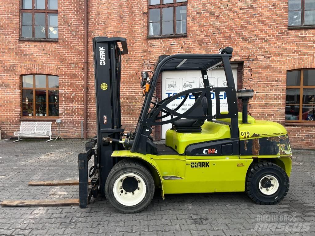 Clark C50 SD Diesel gaffeltrucks