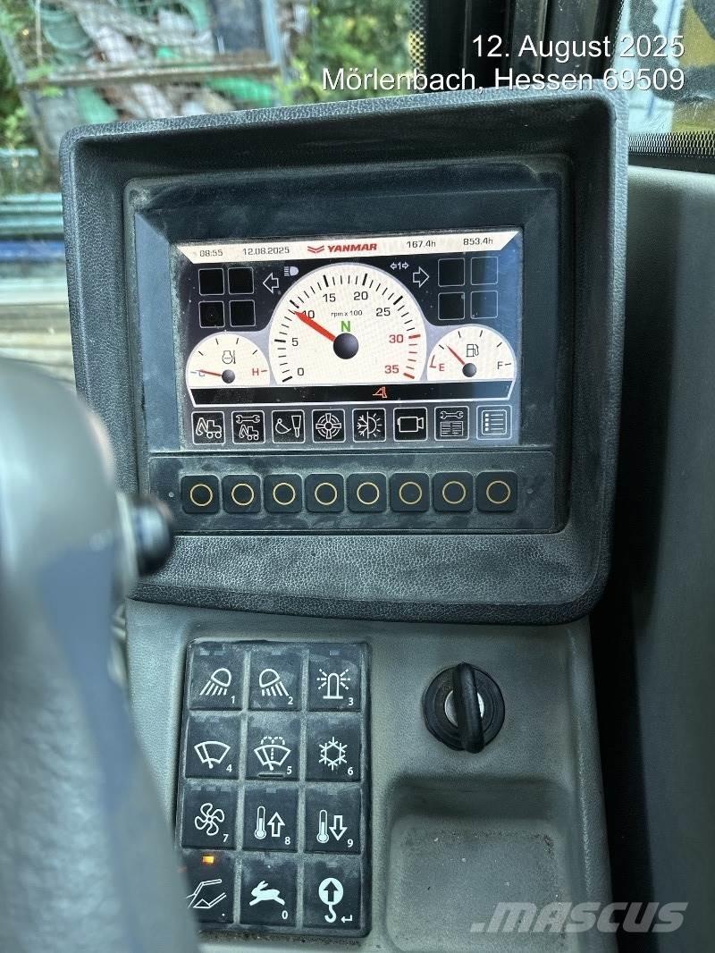 Yanmar B75W Gravemaskiner på hjul