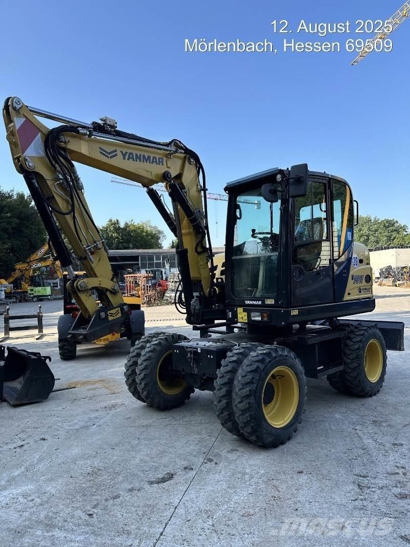 Yanmar B75W Gravemaskiner på hjul