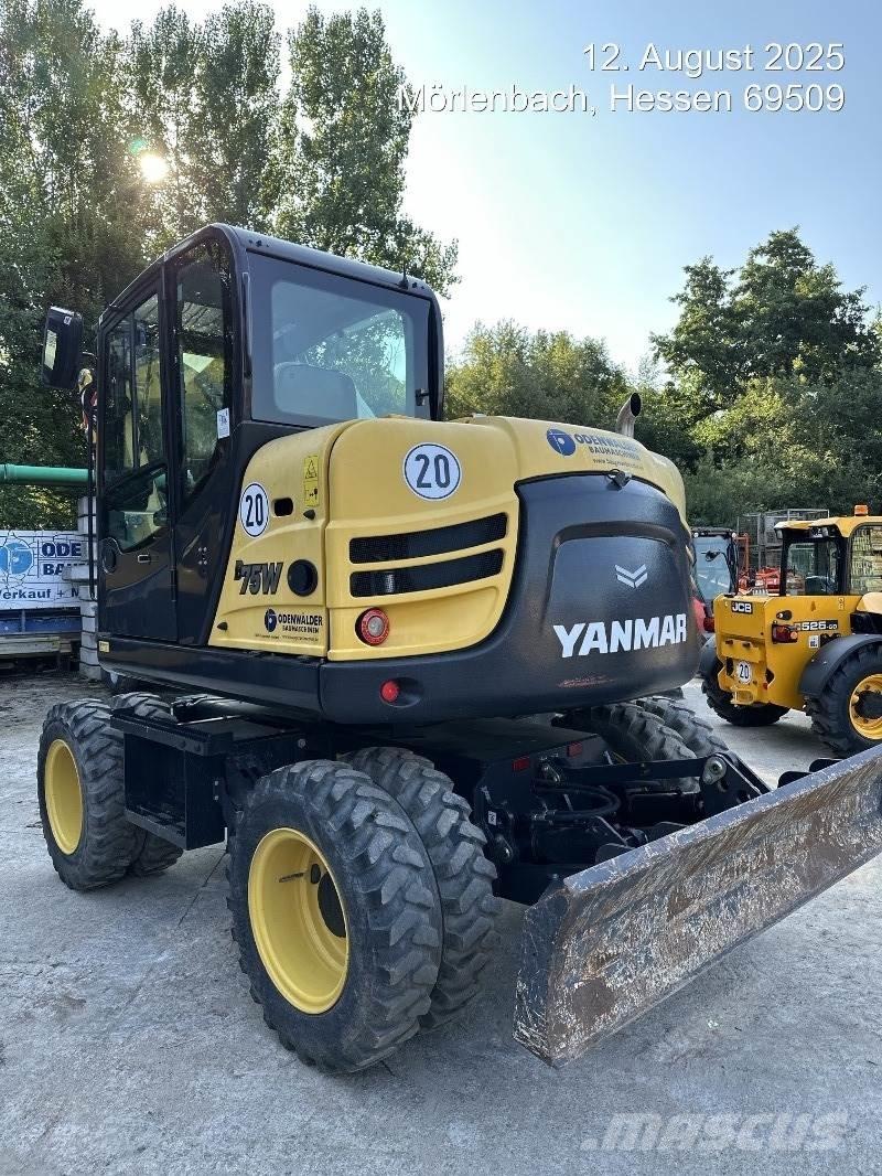 Yanmar B75W Gravemaskiner på hjul