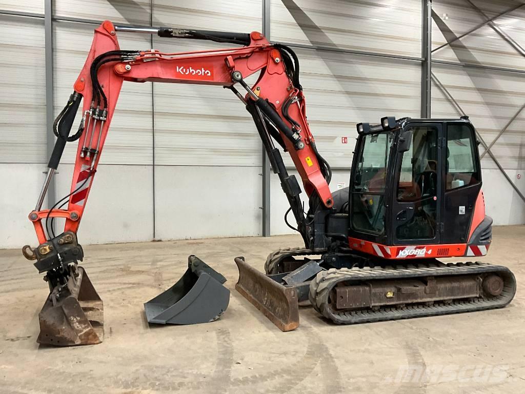 Kubota KX 080-4 Midi-gravemaskiner 7t - 12t