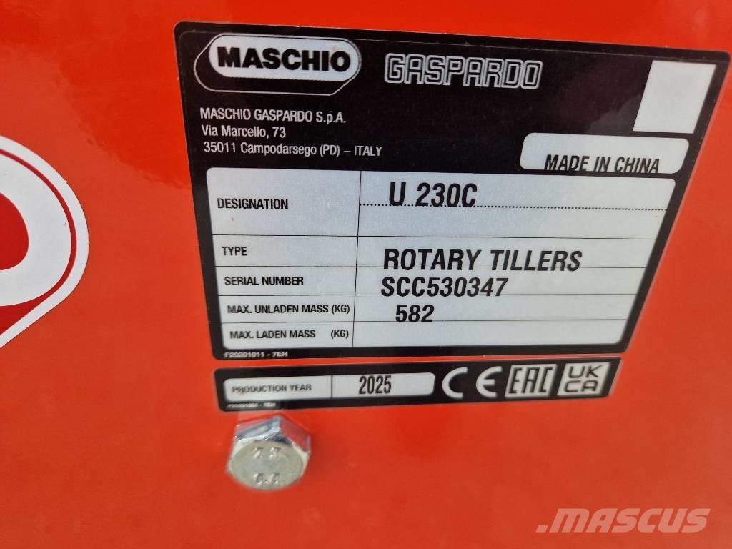 Maschio U 230 Elektriske harver / jordfræsere