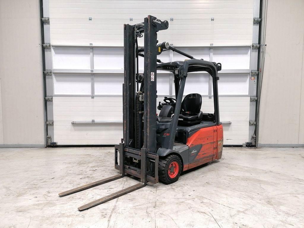 Linde E16L-02 El gaffeltrucks