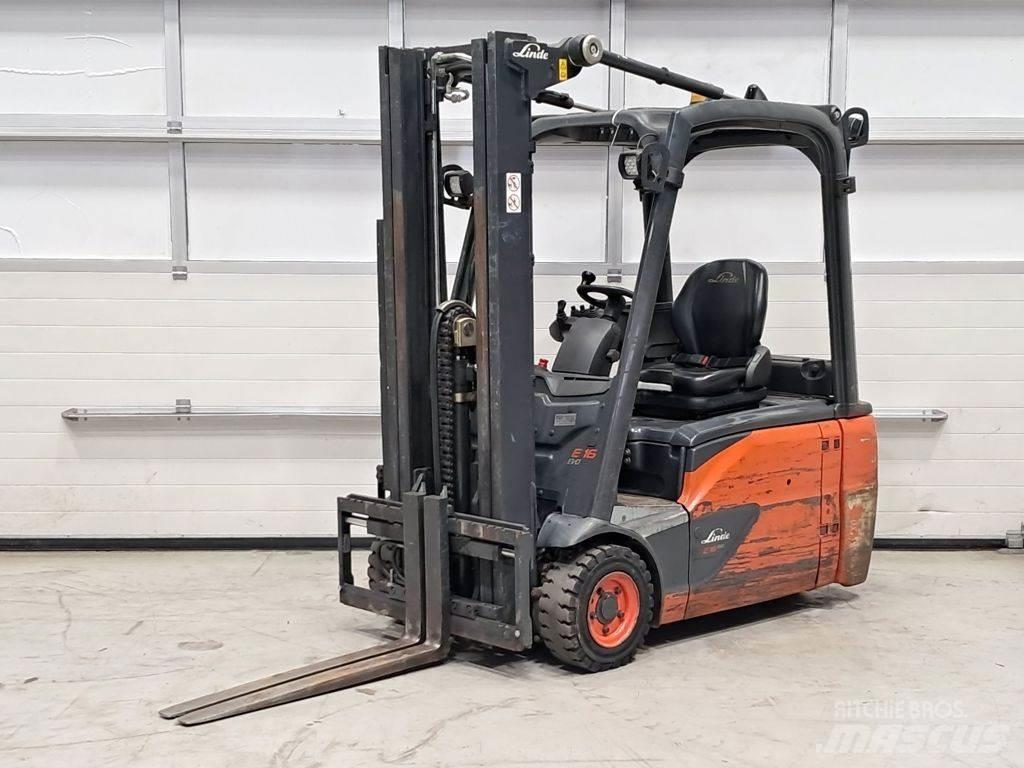 Linde E16L-02 El gaffeltrucks