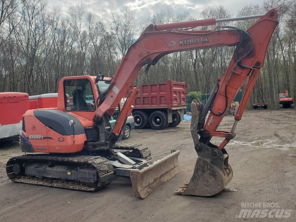 Kubota KX080-3 Gravemaskiner på larvebånd