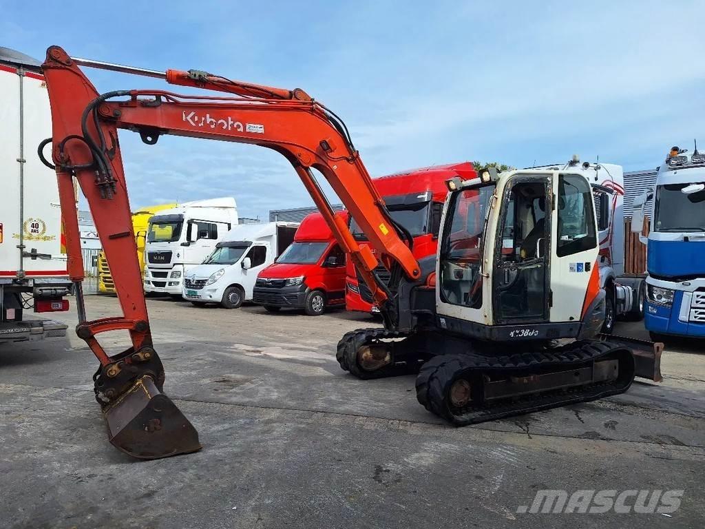 Kubota KX080 Midi-gravemaskiner 7t - 12t