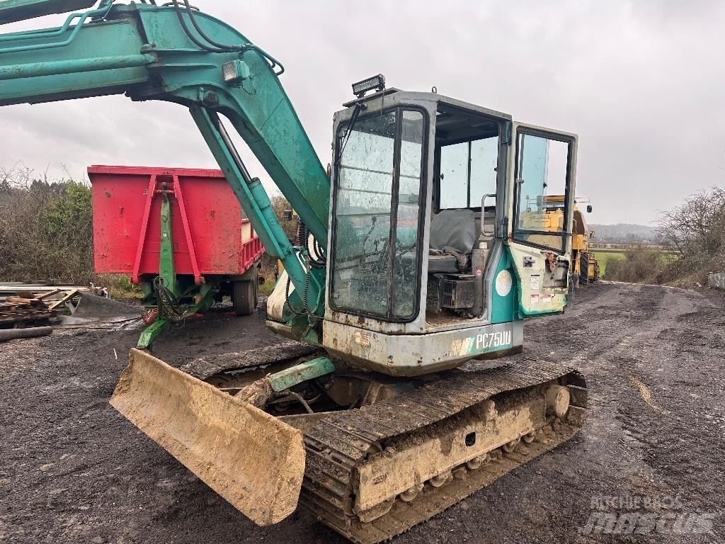 Komatsu PC 75 UU-1 Minigravemaskiner