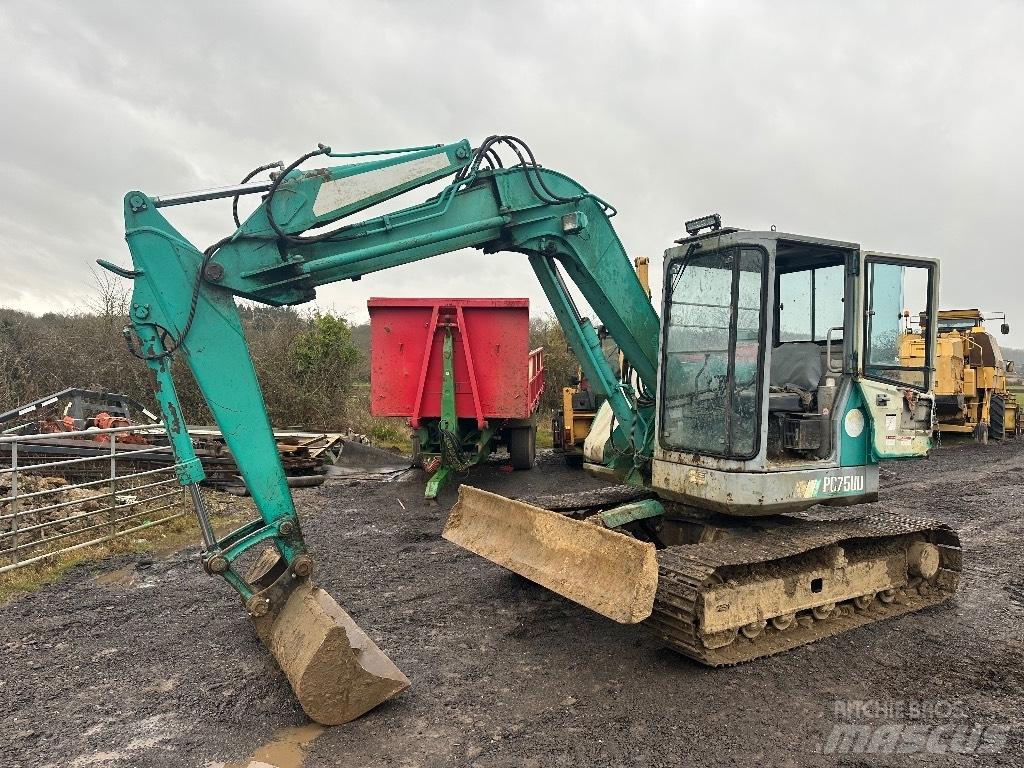 Komatsu PC 75 UU-1 Minigravemaskiner