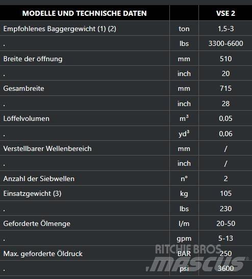 Simex VSE2 Minigravemaskiner