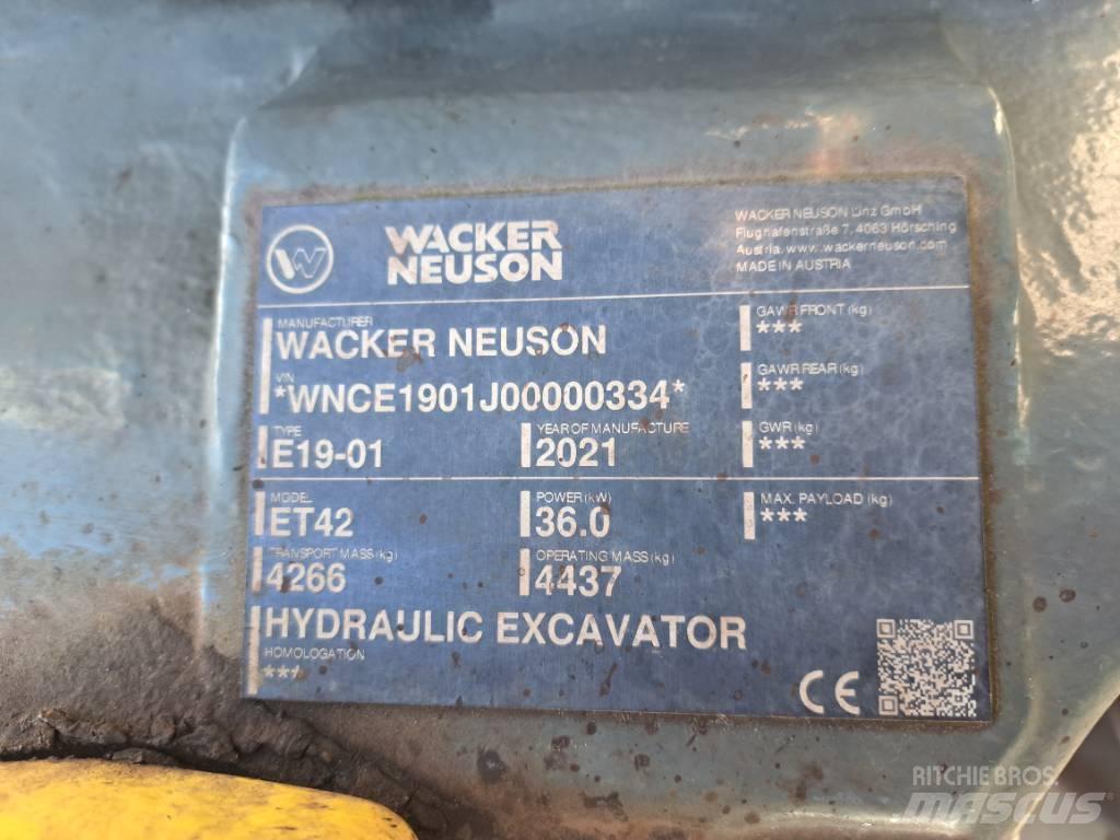 Wacker Neuson ET42 Gravemaskiner på larvebånd