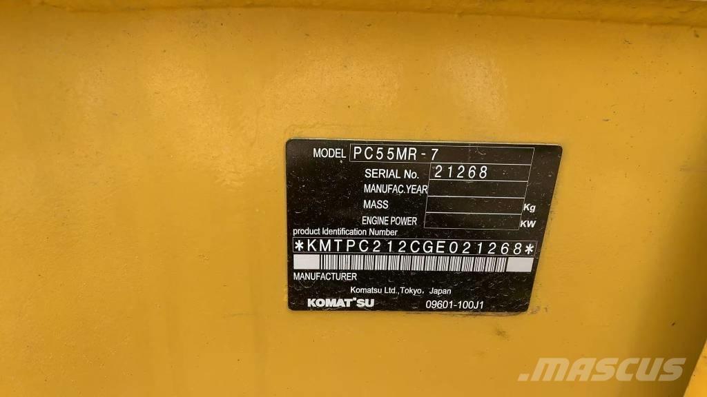 Komatsu PC 55 MR Gravemaskiner på larvebånd