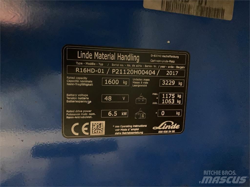Linde R16HD Reachtruck