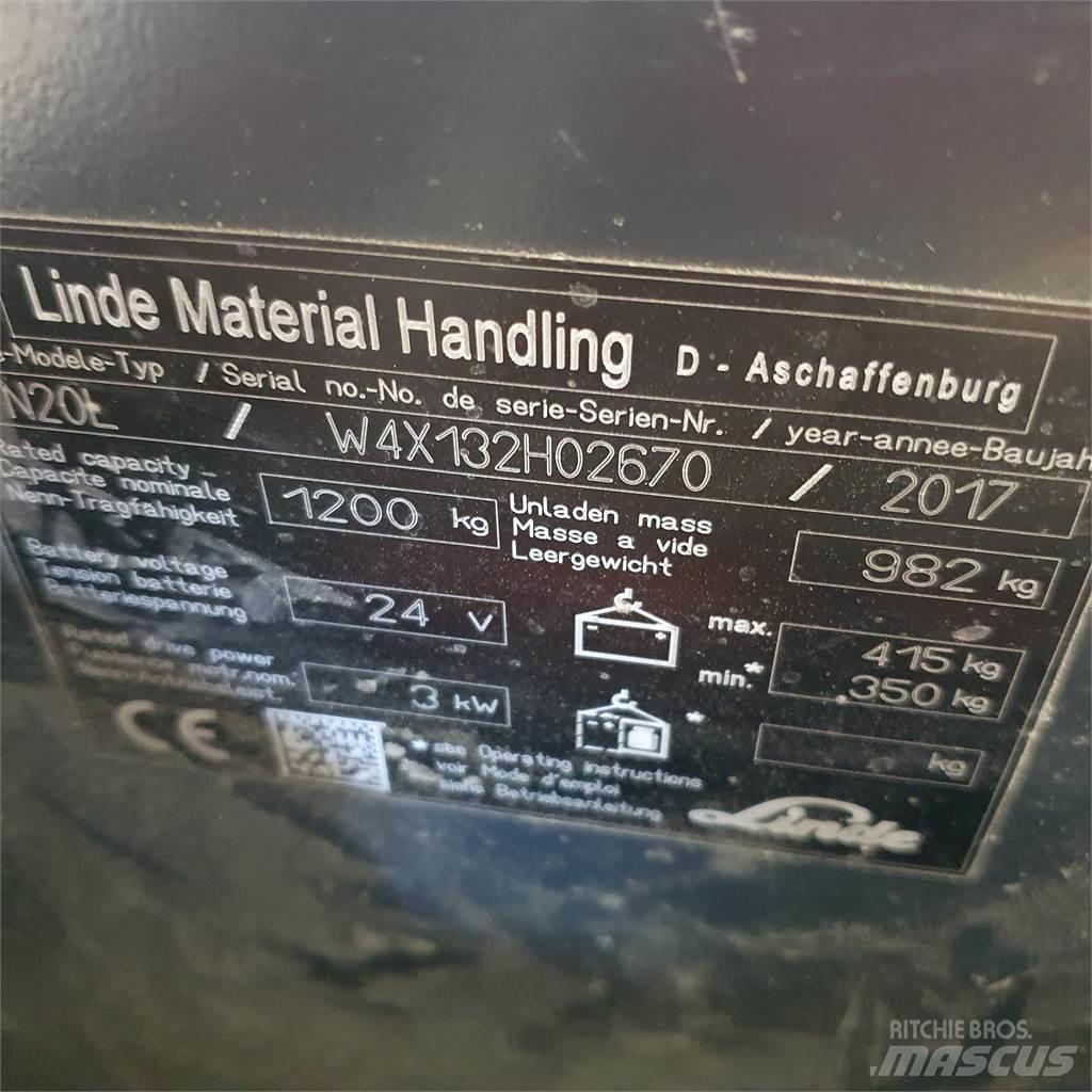Linde N20L kurz Plukketruck, medium