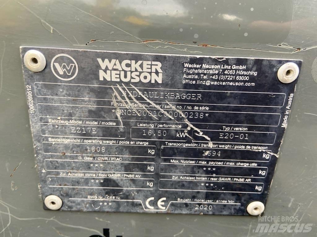 Wacker Neuson EZ17e Gravemaskiner på larvebånd