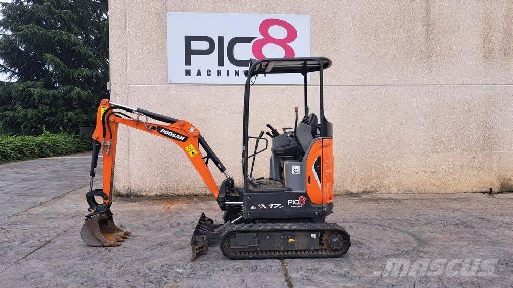 Doosan DX 17 Minigravemaskiner