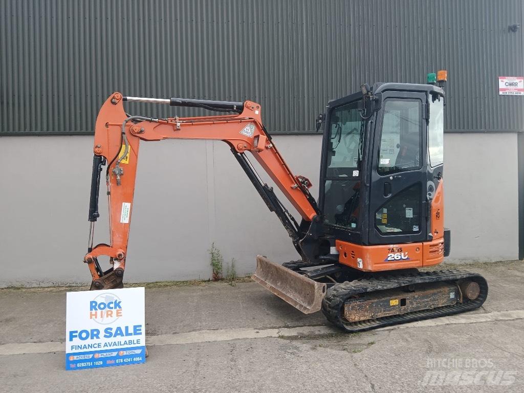 Hitachi ZX 26 U-6 Minigravemaskiner