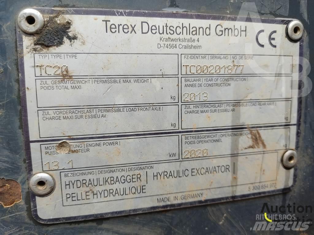 Terex TC 20 Minigravemaskiner