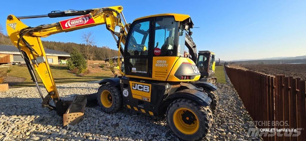 JCB 110 W Hydradig Gravemaskiner på hjul