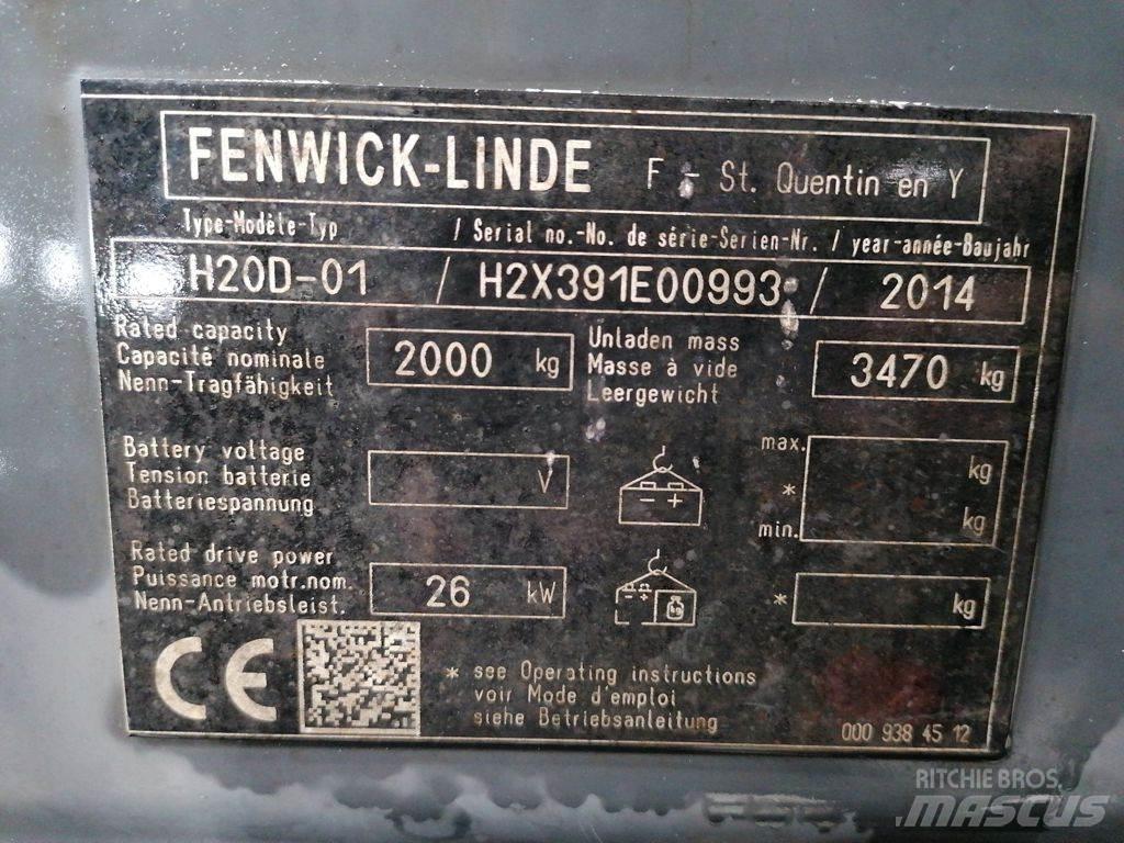 Linde H20D-01 Diesel gaffeltrucks