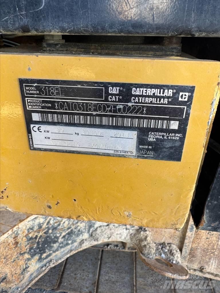 CAT 318 E L Gravemaskiner på larvebånd