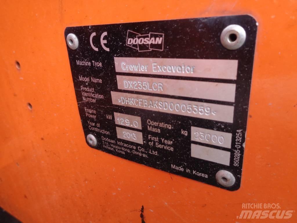 Doosan 235 LCR Gravemaskiner på larvebånd