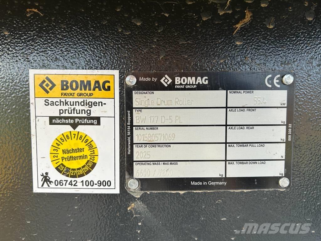 Bomag BW 177 D-5 Enkelt tromle