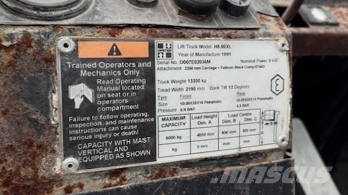 Hyster H 8.00 XL 5 Selvkørende stablere