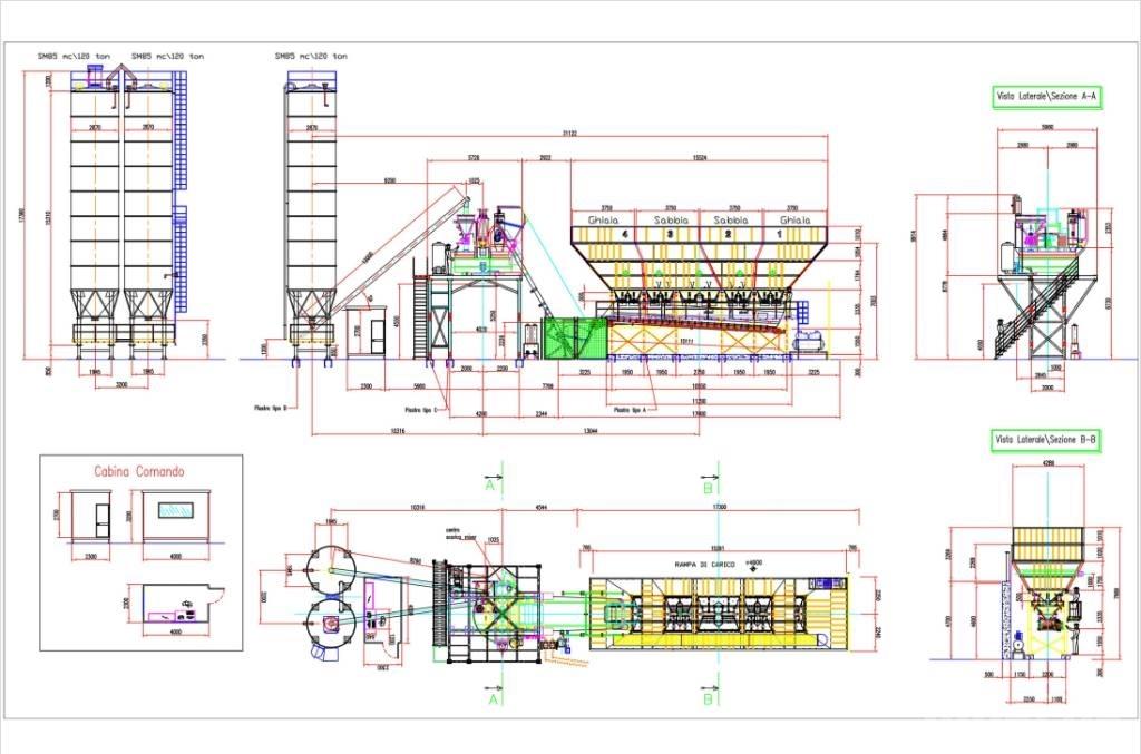  Red Beton Multimix Betonblandingsmaskine