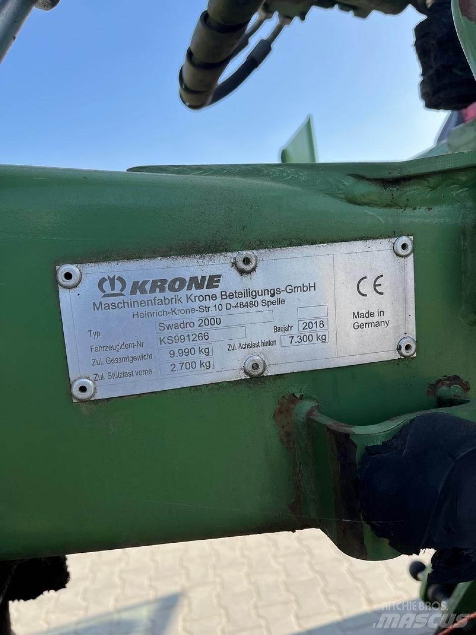 Krone Swadro 2000 Hømaskiner