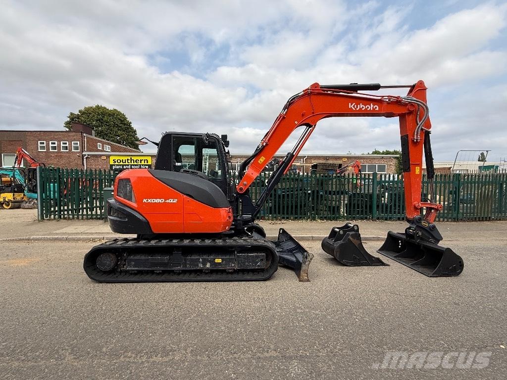 Kubota KX 080-4 Midi-gravemaskiner 7t - 12t