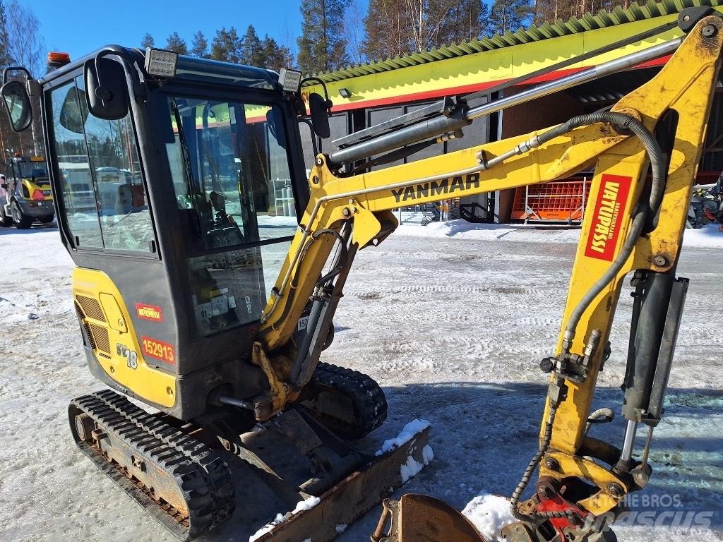 Yanmar SV 18 Minigravemaskiner
