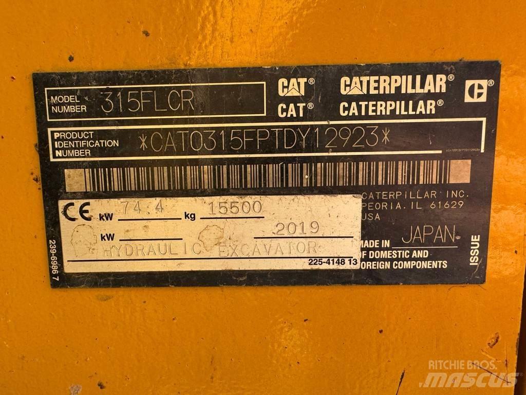 CAT 315F LCR Gravemaskiner på larvebånd