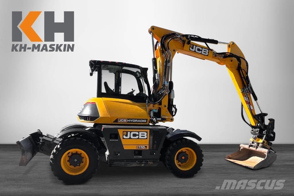 JCB 110 W Hydradig Gravemaskiner på hjul