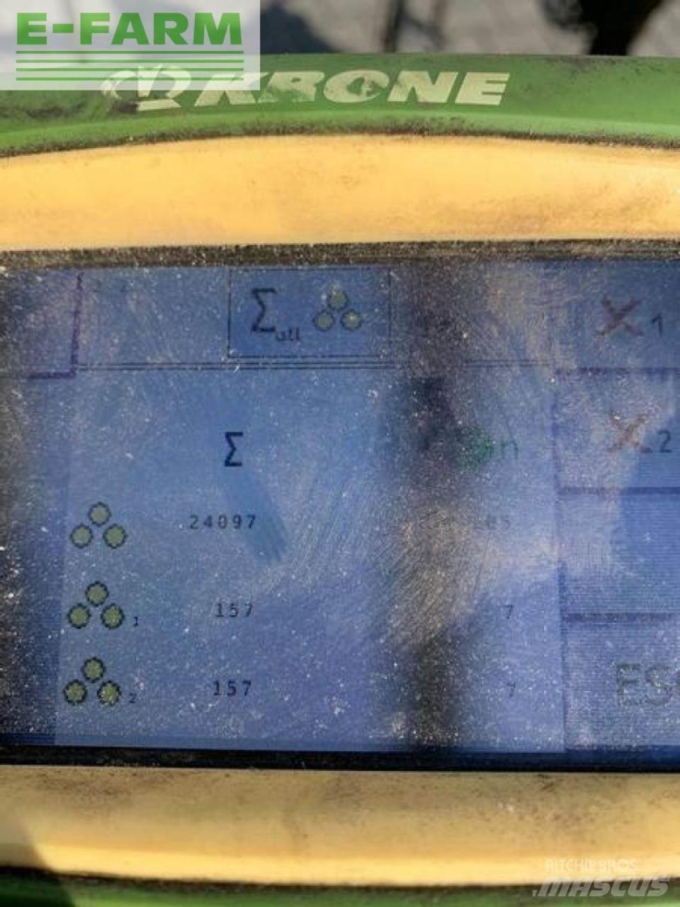 Krone v180 xc Pressere til firkantede baller