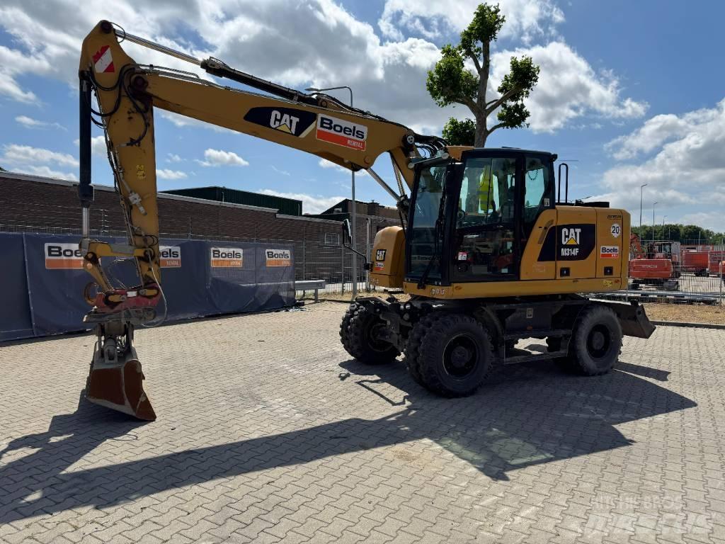 CAT M314F Gravemaskiner på hjul