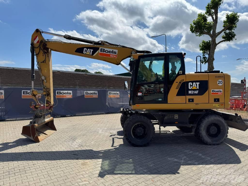 CAT M314F Gravemaskiner på hjul