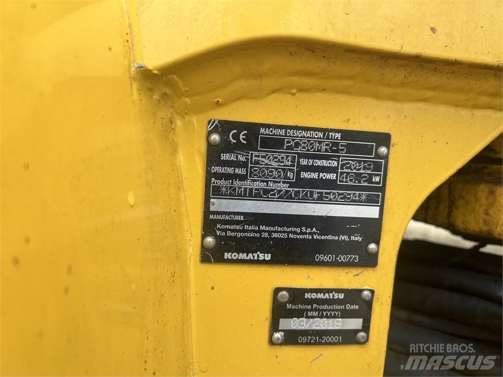 Komatsu PC 80 MR Midi-gravemaskiner 7t - 12t