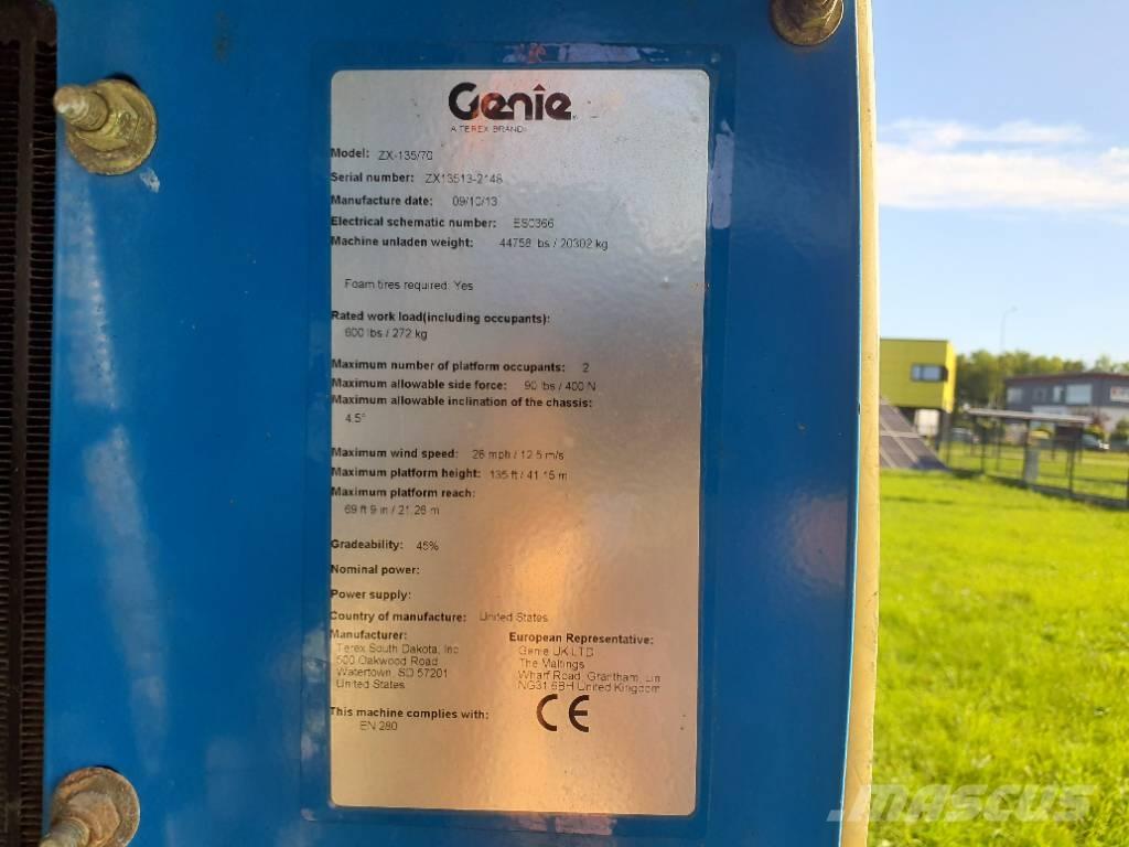 Genie ZX 135/70 Bomlifte med knækarm