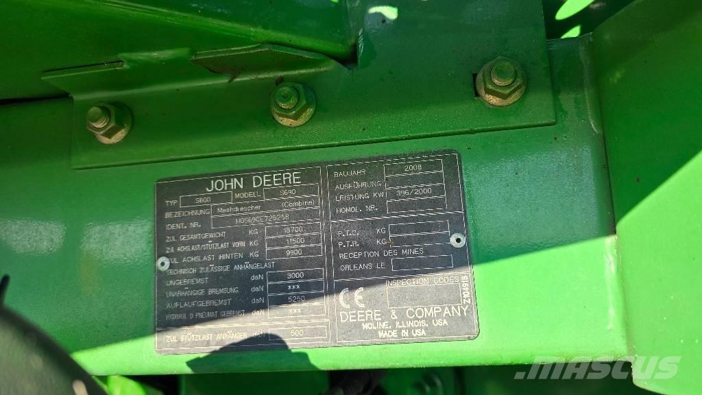 John Deere S 690 i Mejetærskere