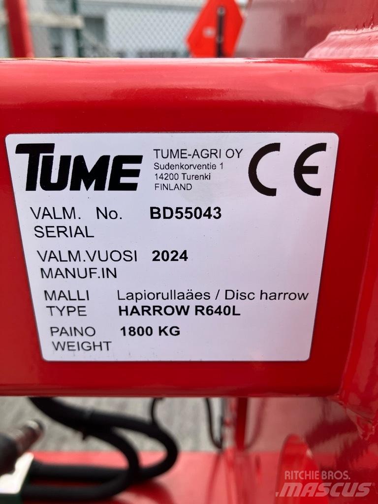 Tume Harrow R640L Harver