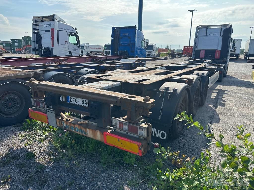 Krone SD DFG-184 Semi-trailer med containerramme