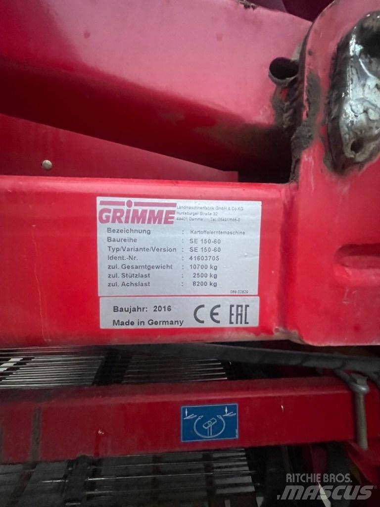 Grimme SE 150-60 Kartoffeloptagere