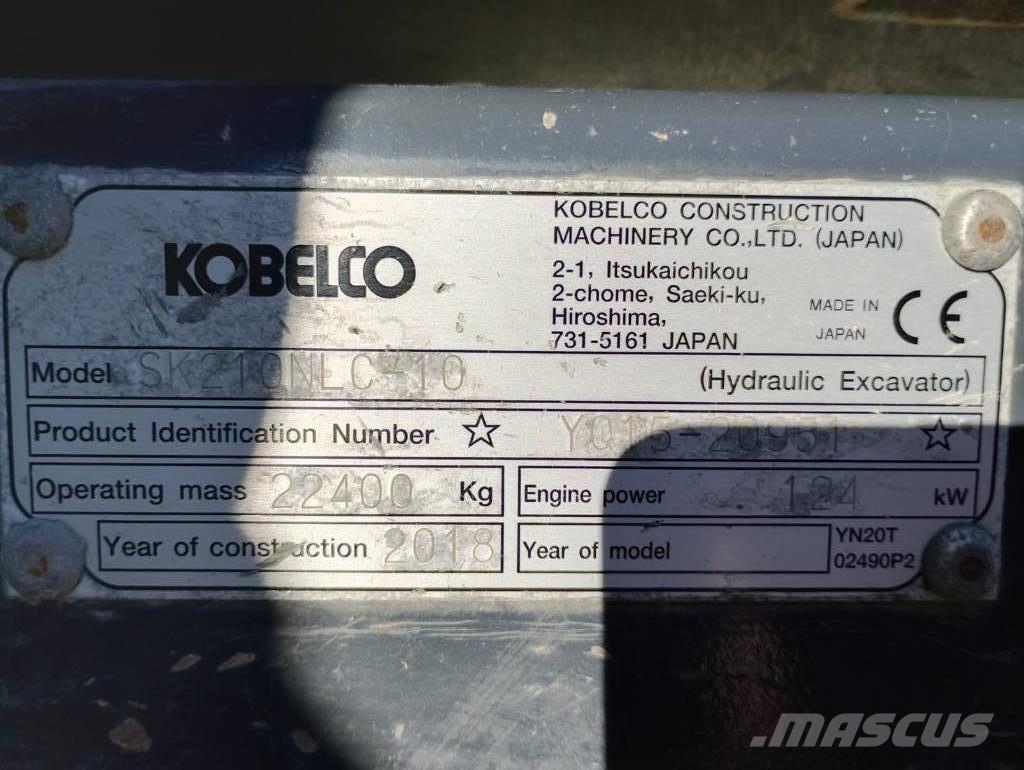 Kobelco SK210 N LC Gravemaskiner på larvebånd