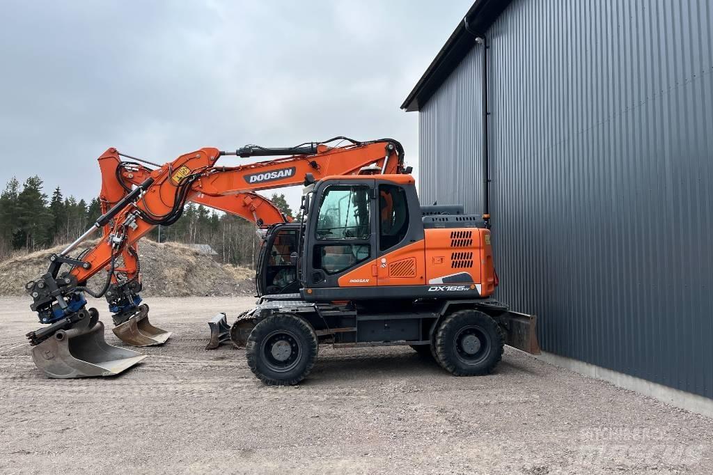 Doosan DX 165 W-5 Gravemaskiner på hjul