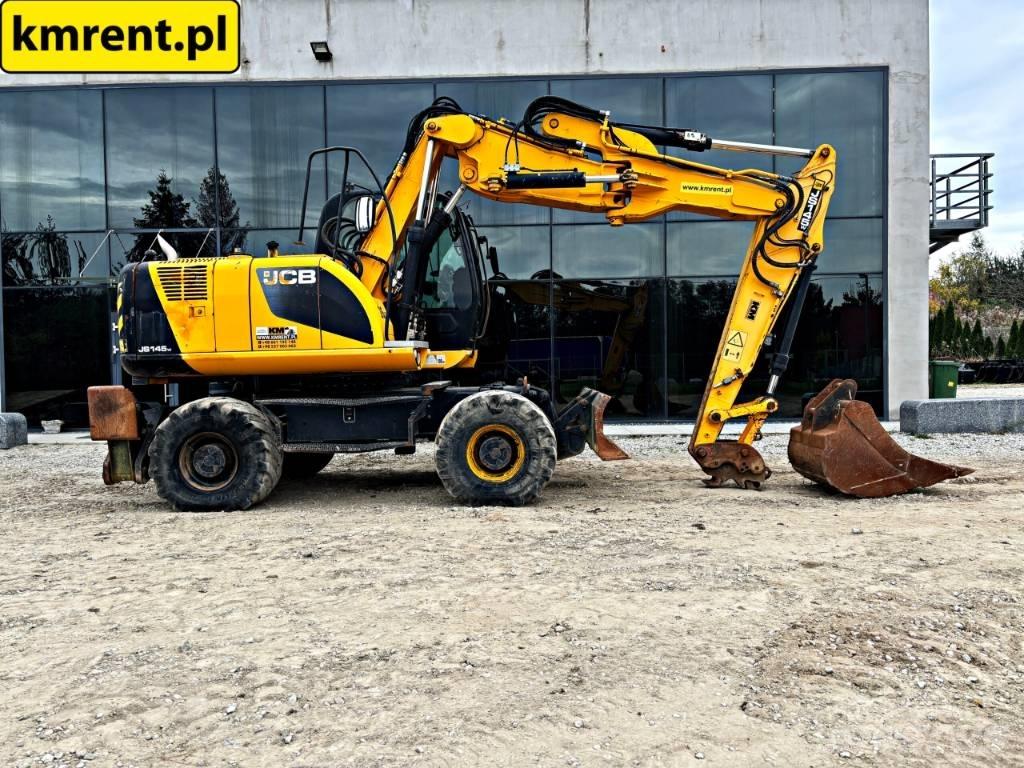 JCB JS 145 W Gravemaskiner på hjul