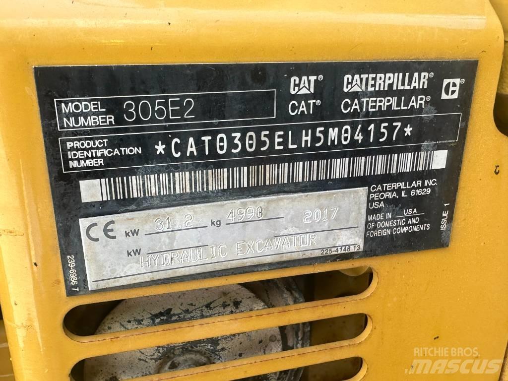 CAT 305 E CR Minigravemaskiner