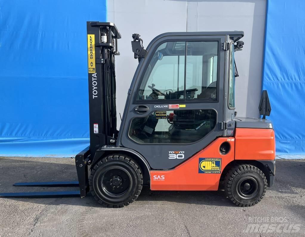 Toyota 8 FD F 30 Diesel gaffeltrucks